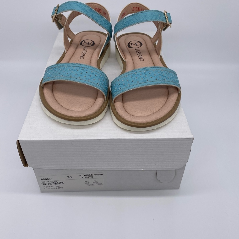 One35 Ankle Strap Sandals S.Dunas Fresh Celeste - Picture 4 of 4